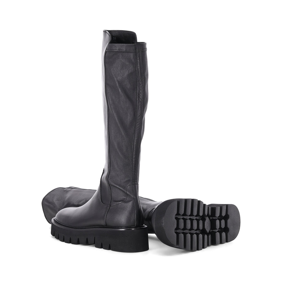 Steiefel luggie Stretch aus Leder 41 / Schwarz