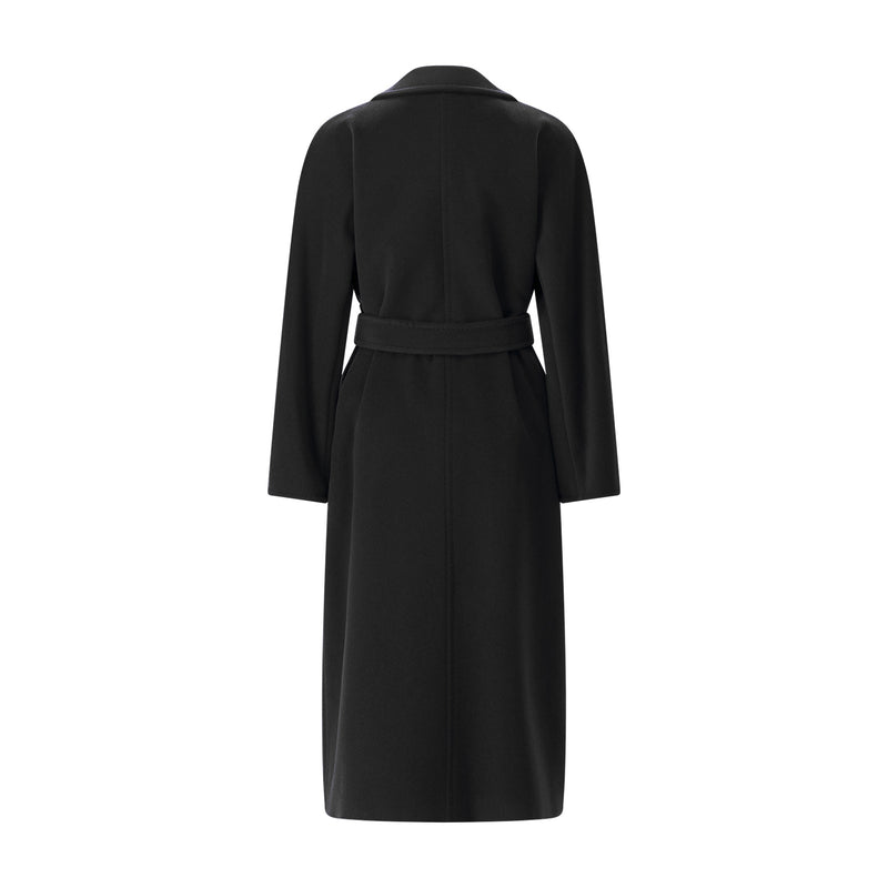 Madame Coat Made from a Virgin Wool-Cashmere Blend