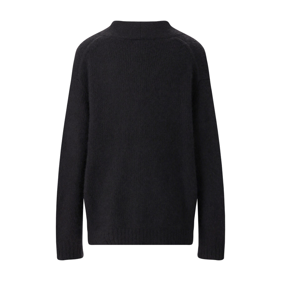 Cardigan aus Kaschmir & Seide M/L / Dunkelbraun