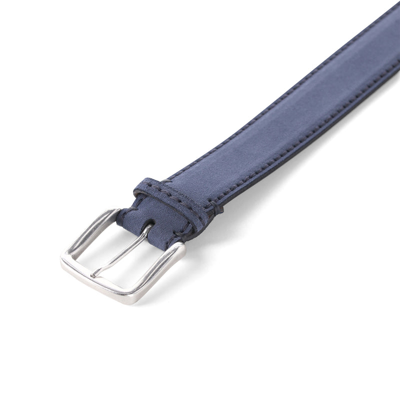 Gürtel aus Veloursleder 115 / Dunkelblau