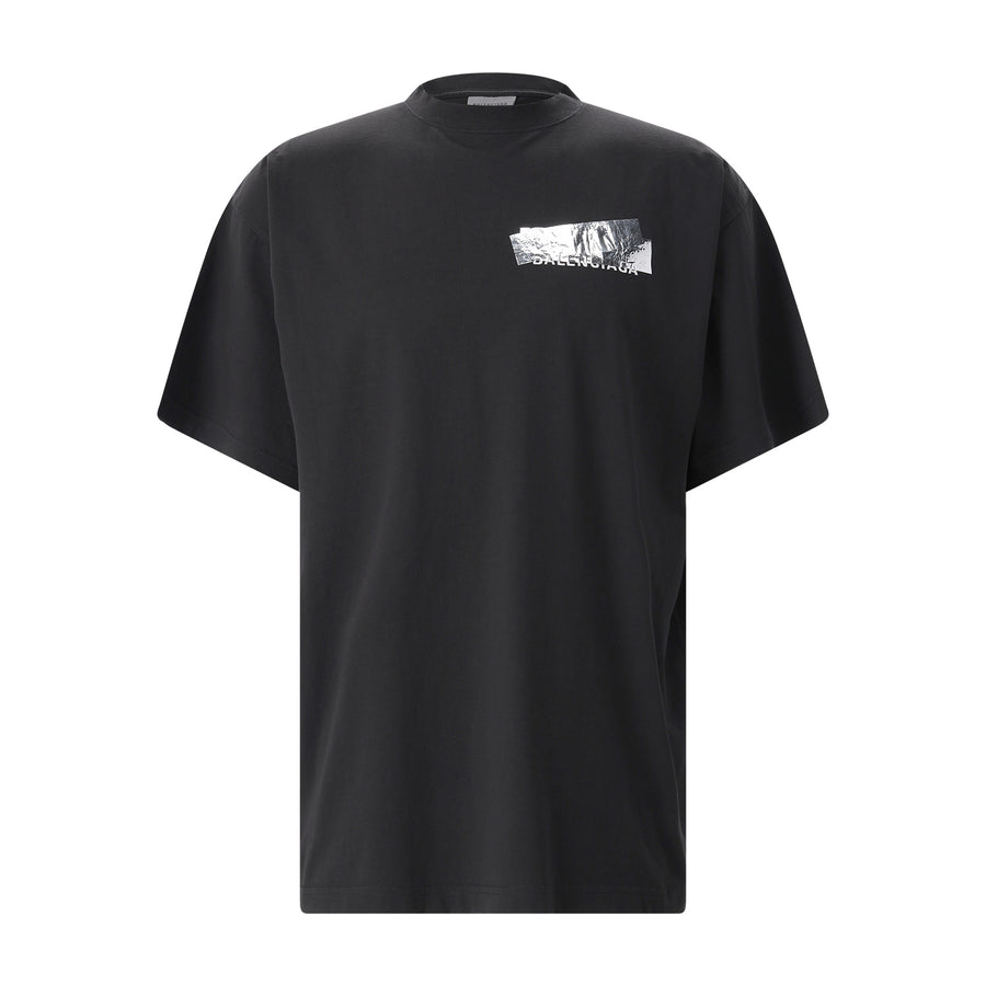 T-Shirt aus Baumwolle XL / Schwarz