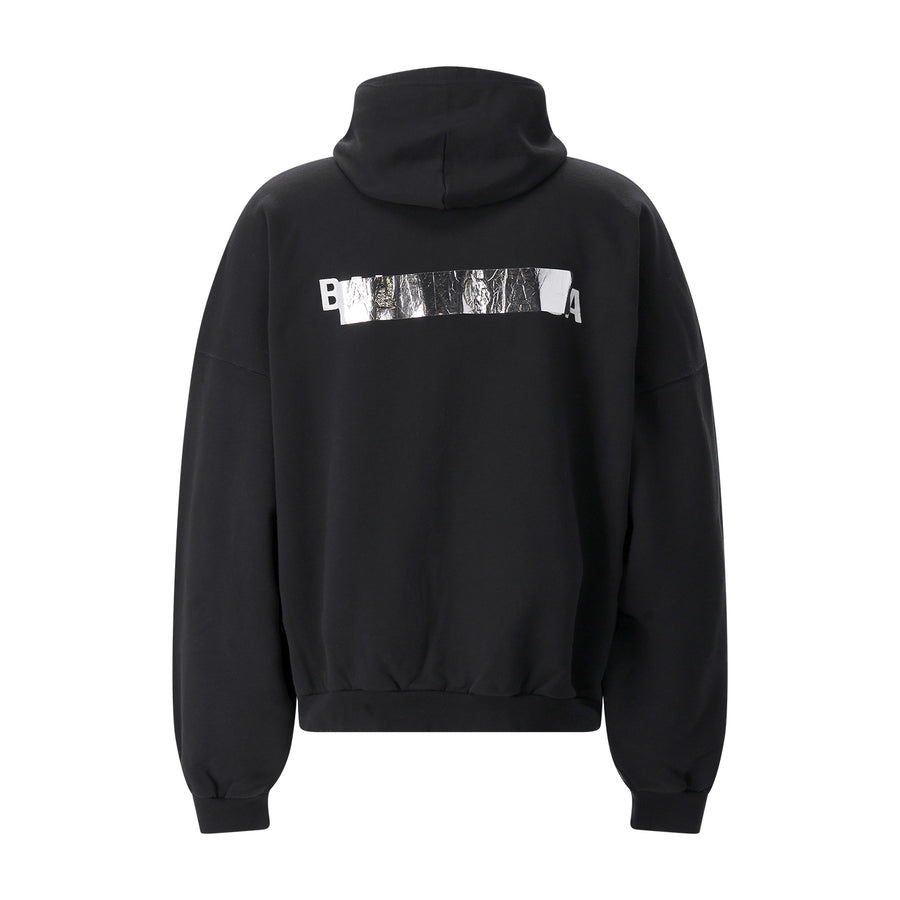 Sweatjacke aus Baumwolle XL / Schwarz