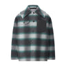 Overshirt aus Wolle 54 / Dunkelgrün