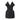 Minikleid aus Baumwoll-Seide-Mix 38 / Schwarz