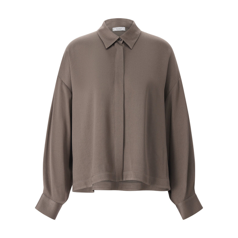 Peserico Weite Hemdbluse Damen