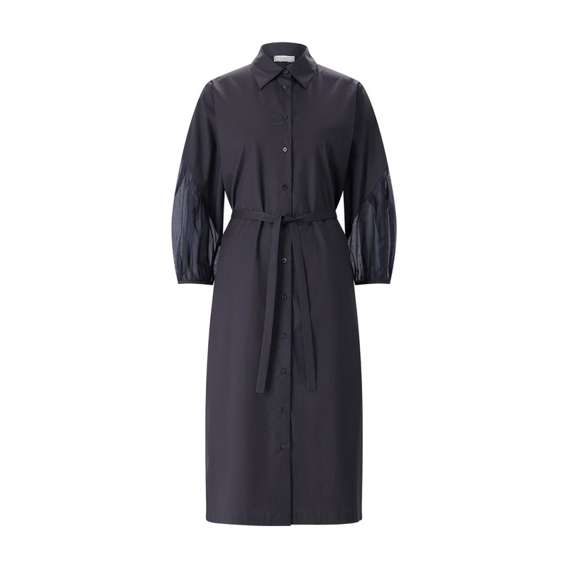 Peserico Blusenkleid in Midi-Länge Damen