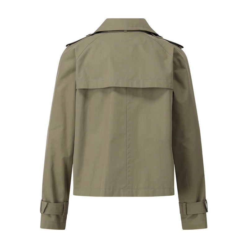 Bazar Deluxe Kurzer Trenchcoat mit Perlen-Stick Damen