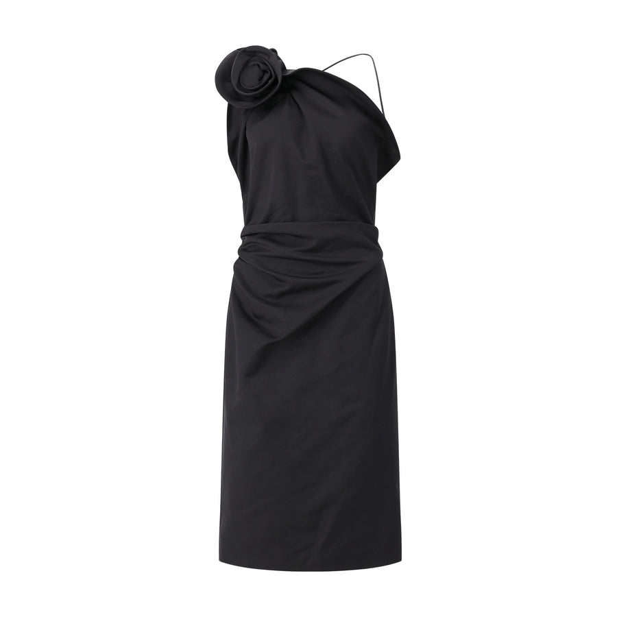 Magda Butrym Midikleid aus Baumwoll-Seiden-Mix Damen