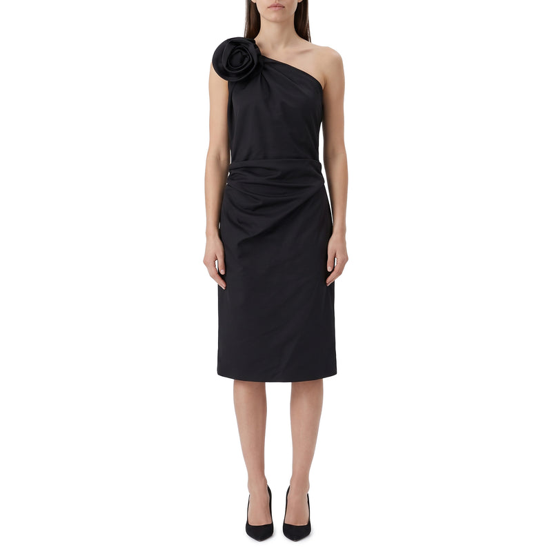 Magda Butrym Midikleid aus Baumwoll-Seiden-Mix Damen
