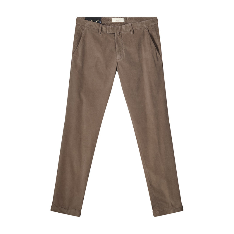 Slim-Fit Hose aus Baumwollmix Pantaloni 56 / Braun