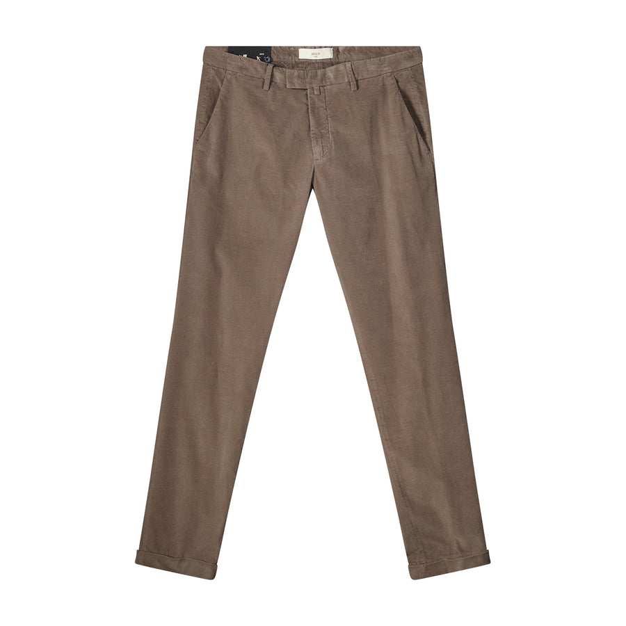 Slim-Fit Hose aus Baumwollmix Pantaloni 56 / Braun