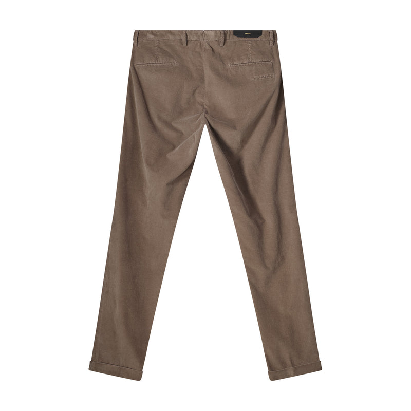 Slim-Fit Hose aus Baumwollmix Pantaloni 56 / Braun