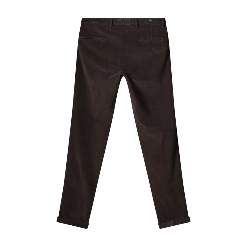 Slim-Fit Hose aus Baumwollmix Pantaloni 56 / Dunkelbraun