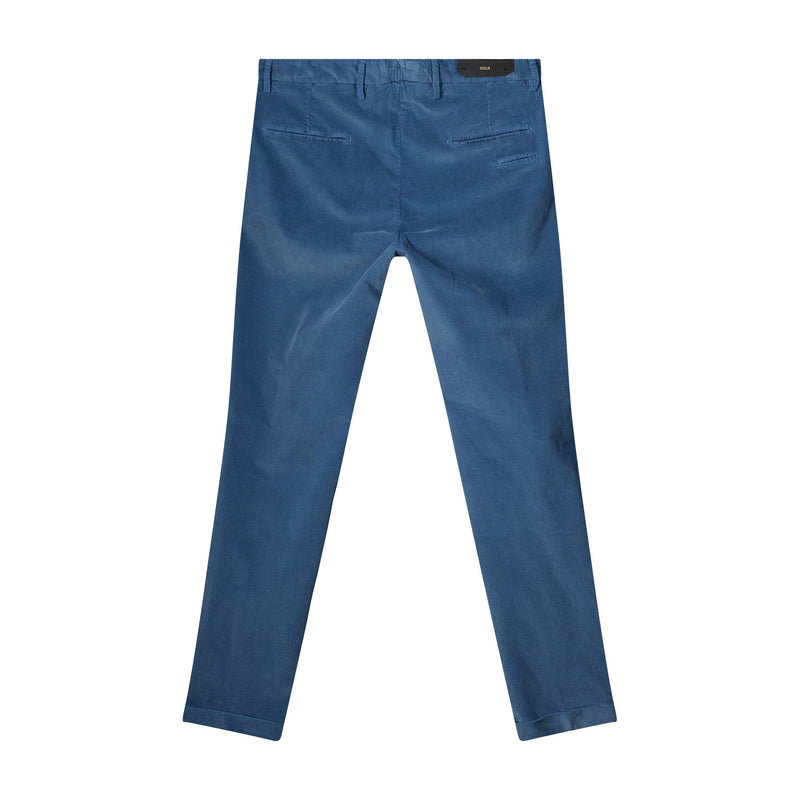 Slim-Fit Hose aus Baumwollmix Pantaloni 56 / Blau