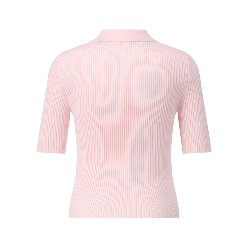 A.P.C. Poloshirt aus Rippstrick Damen