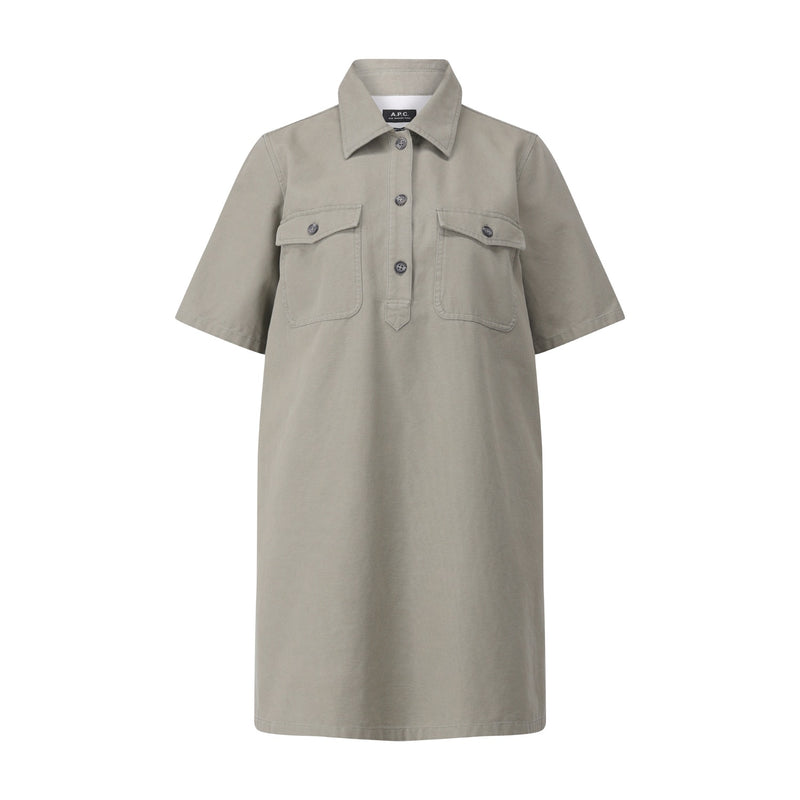 A.P.C. Midi-Kleid im Hemdstyle Damen