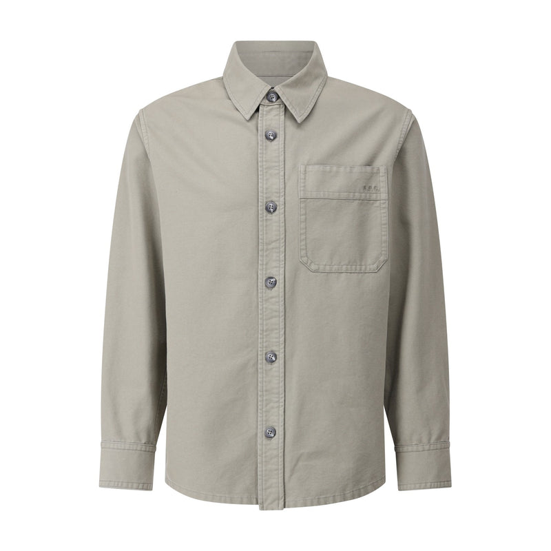 A.P.C. Overshirt mit dezentem Logo-Stick Herren