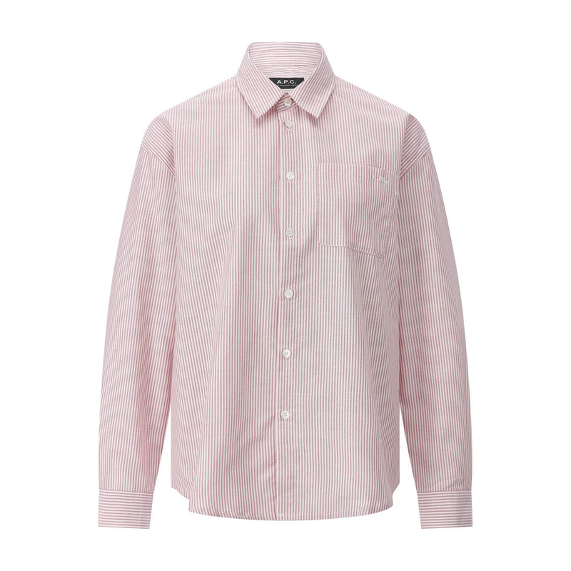 A.P.C. Oversized Bluse mit Streifenmuster Damen