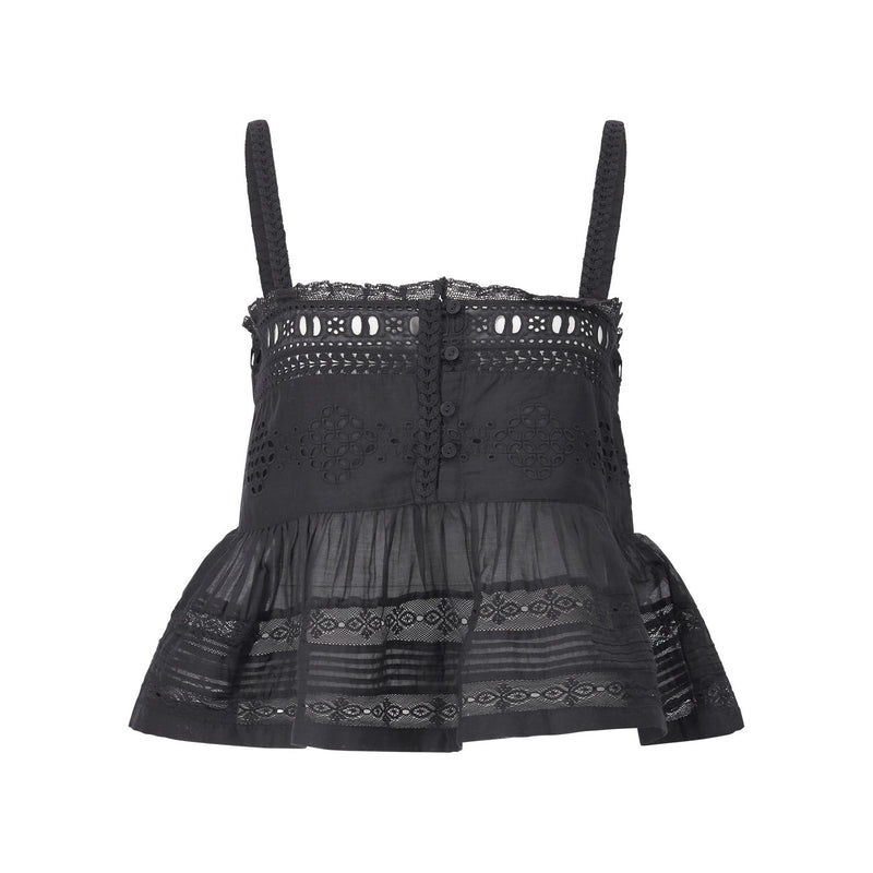 Isabel Marant Crop-Top mit Stickerei Damen