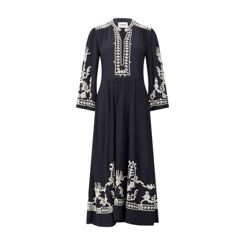 Isabel Marant Midikleid Feliana aus Crêpestoff Damen
