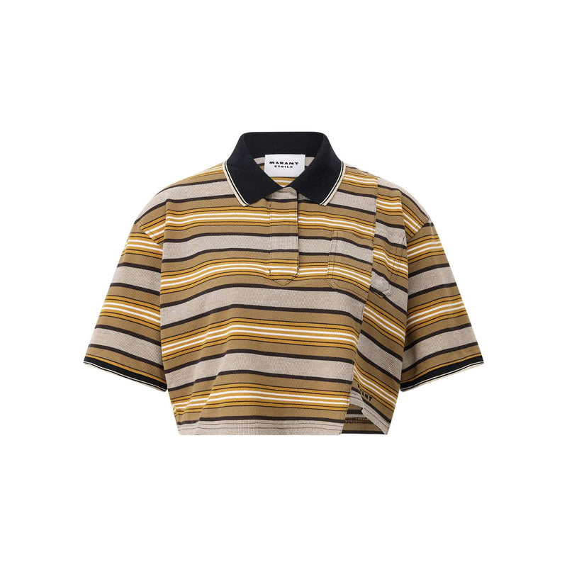 Isabel Marant Cropped Poloshirt Isalyne Damen