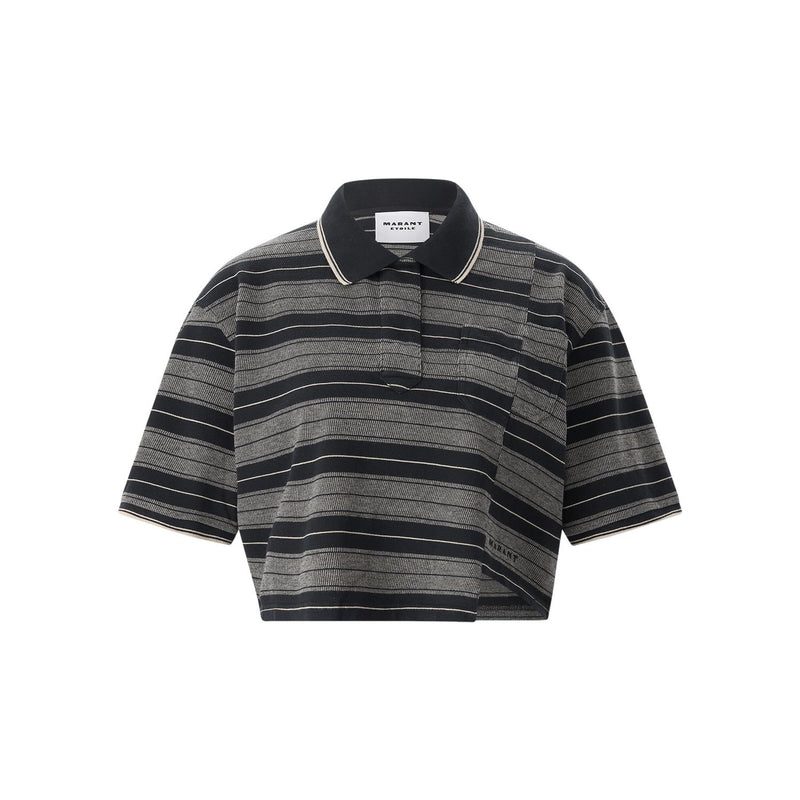 Isabel Marant Cropped Poloshirt Isalyne Damen