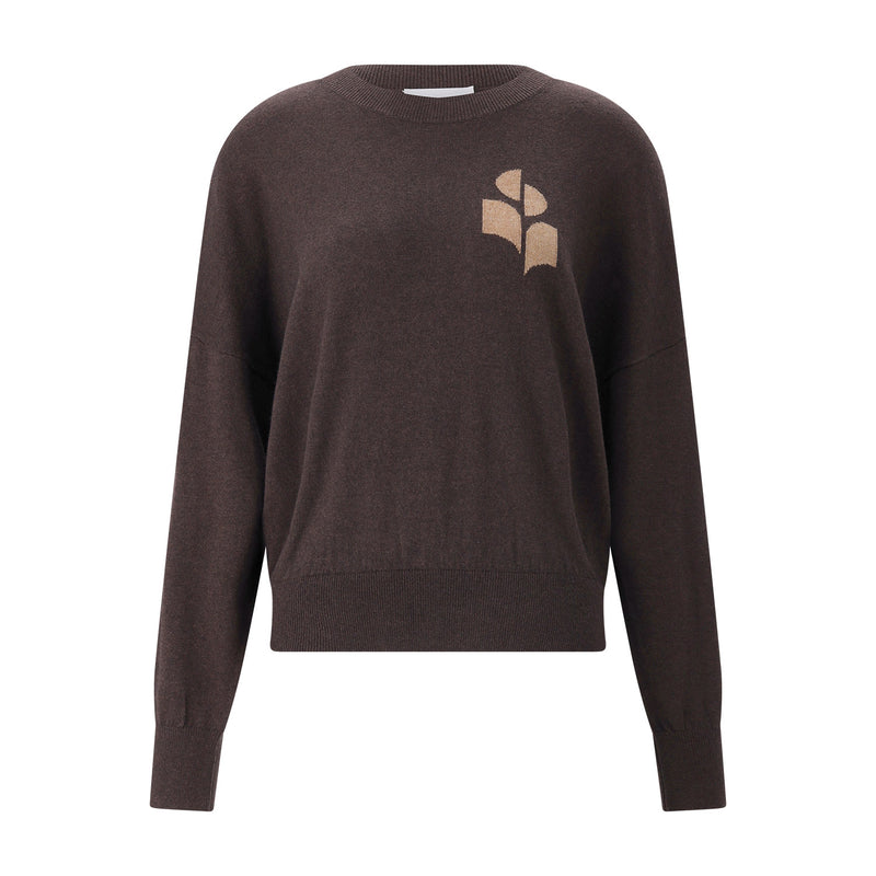 Pullover Marisans mit Logo 42 / Dunkelbraun