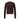 Strickjacke aus Zopfstrick XL / Dunkelbraun
