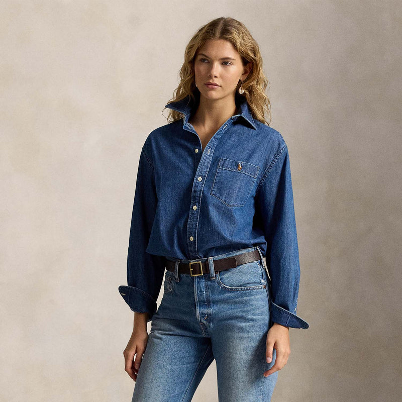 POLO Ralph Lauren Bluse aus Denim Damen