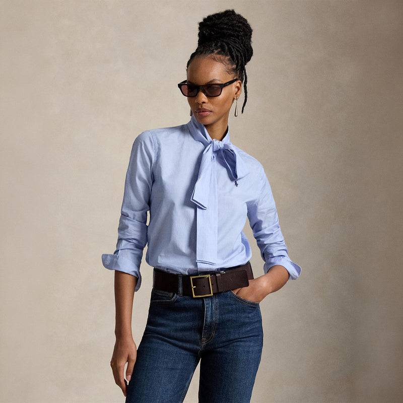 POLO Ralph Lauren Hemdbluse aus Baumwolle Damen