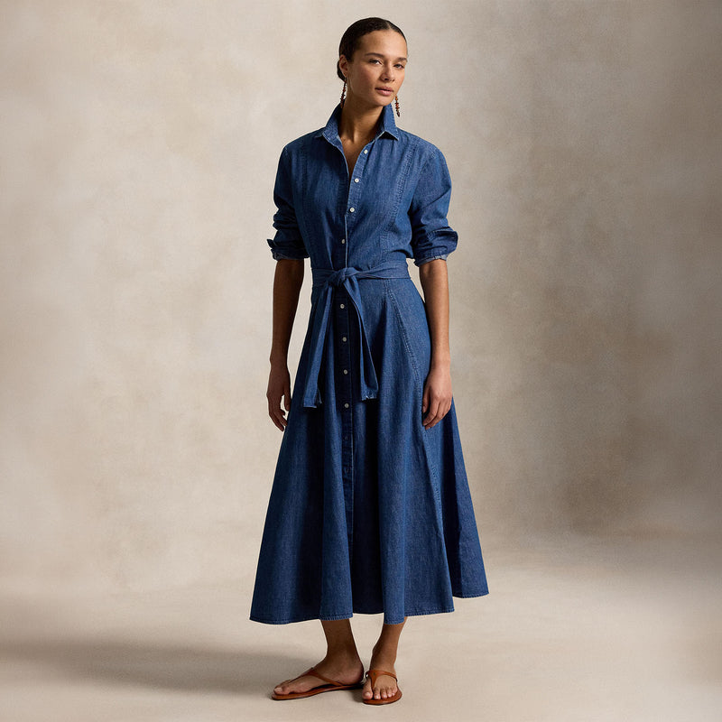 Maxikleid aus Baumwolle