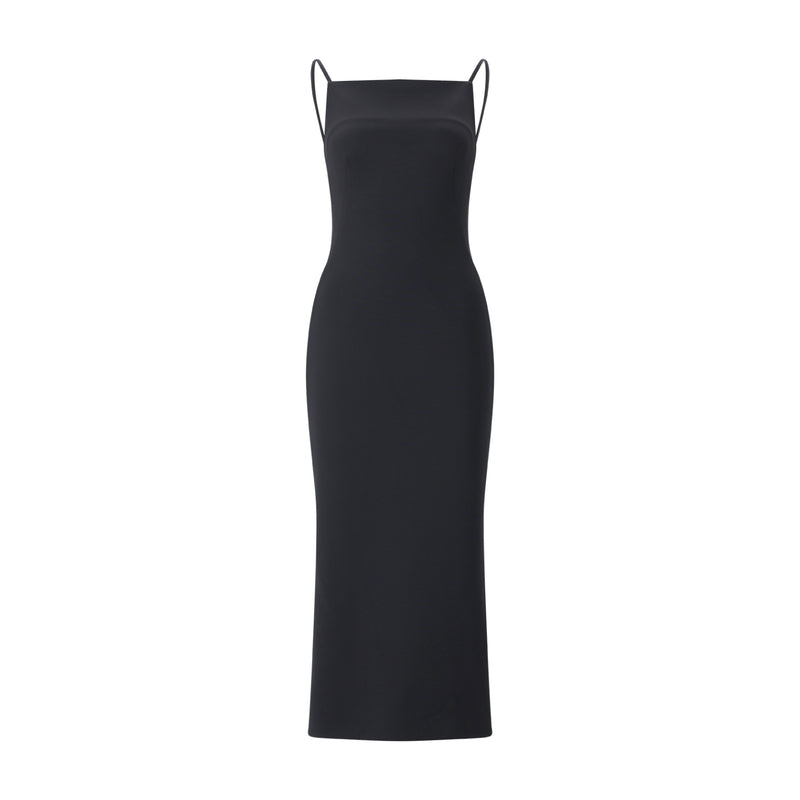 BW22F9164K001 SLICED MIDI DRESS 40 / 001 black