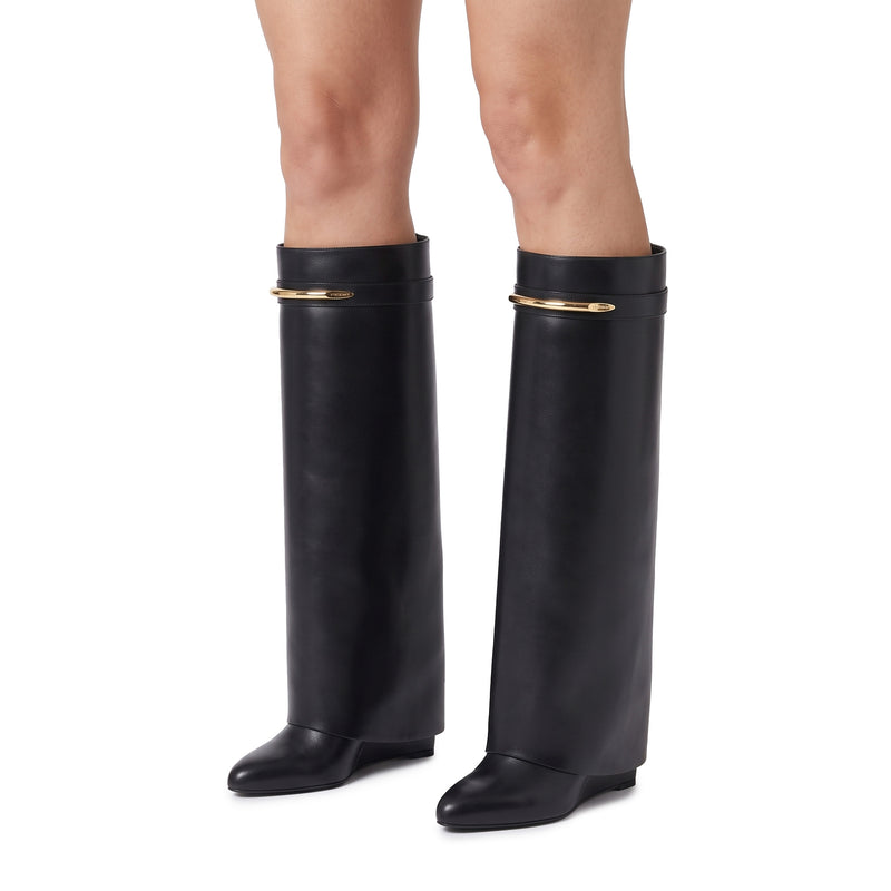 Stiefel aus Kalbsleder 40 / Schwarz