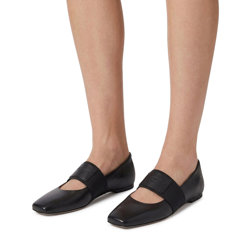 Ballerinas aus Leder