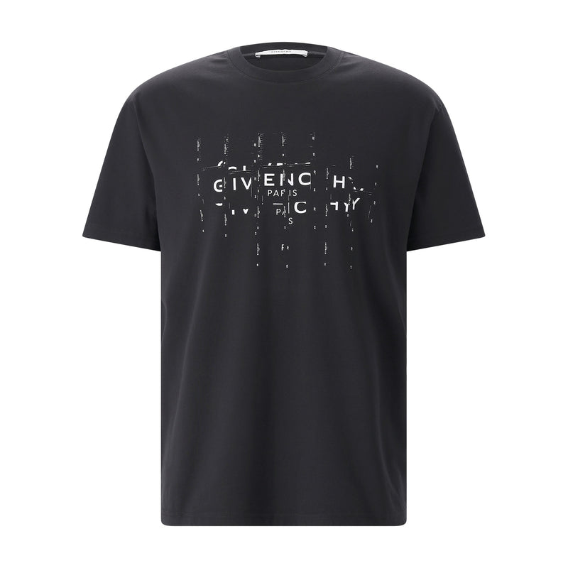 T-Shirt aus Baumwolle 3XL / Schwarz