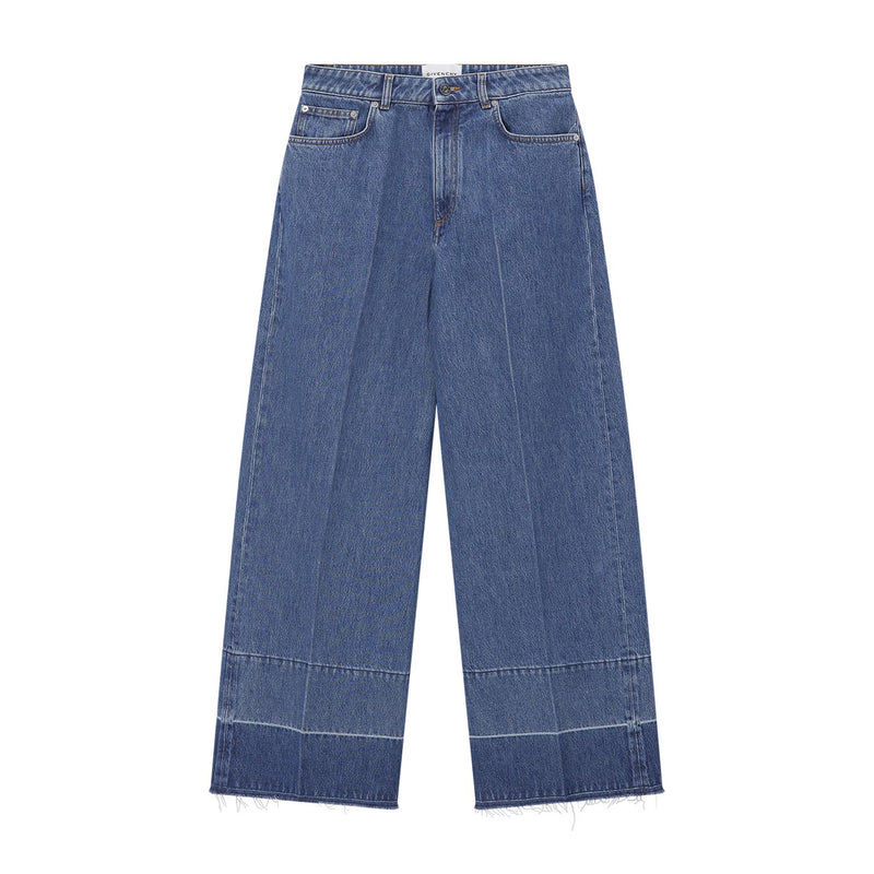 BW51BJ518U420 RAD EDGE WIDE LEG DENIM 29 / 420-medium blue