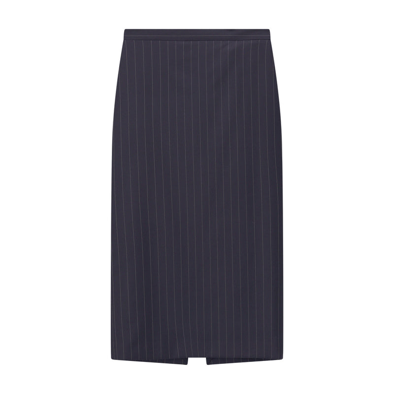 BW413J16UQ499 PENCIL MIDI SKIRT 42 / 499 dark navy