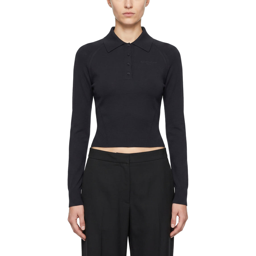 Givenchy Poloshirt aus Baumwolle & Seide Damen