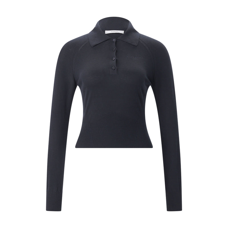 BWL00C4ZUU410 LONG SLEEVE POLO M / 410 navy