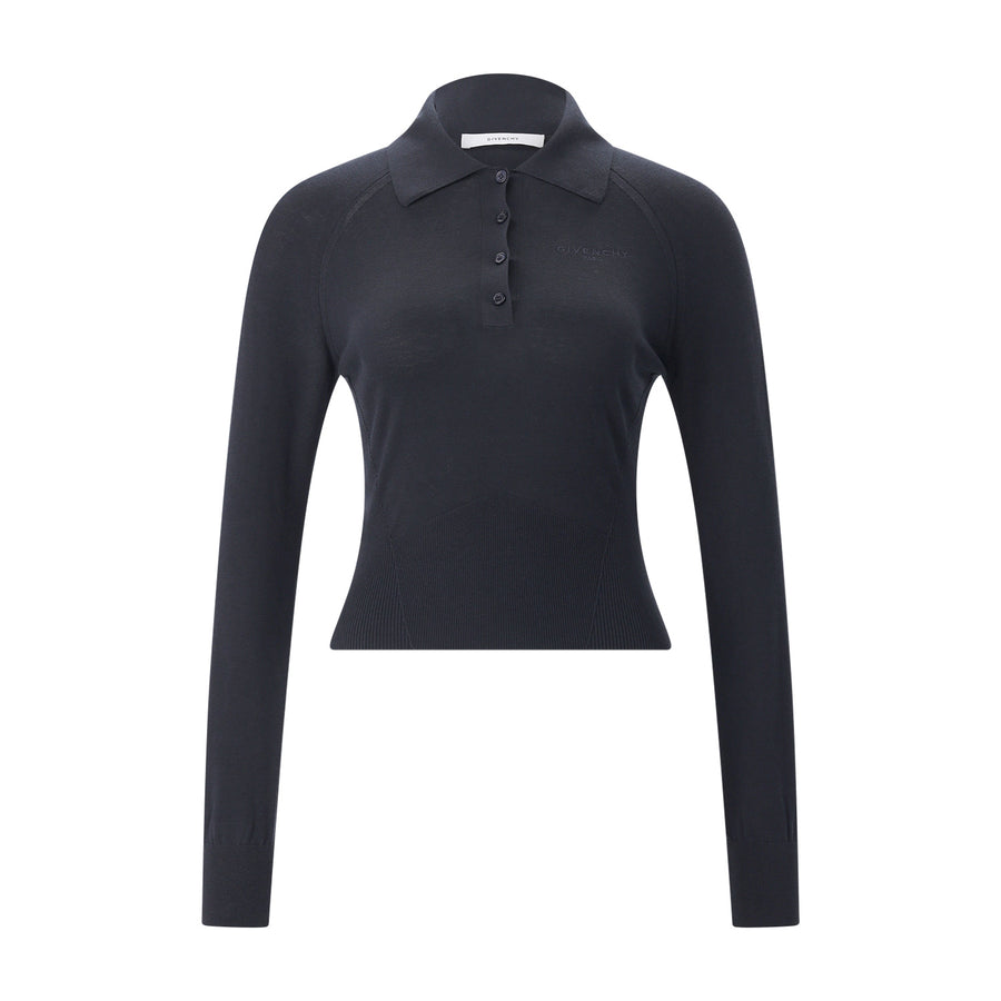 Givenchy Poloshirt aus Baumwolle & Seide Damen