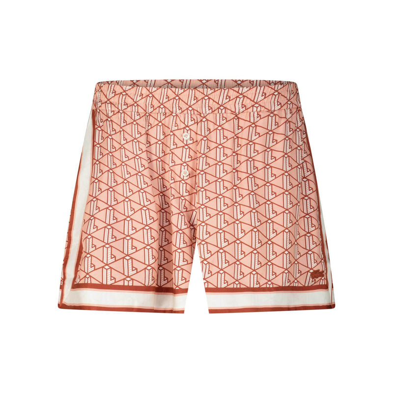 Lacoste Satinshorts mit Jacquard-Monogramm Damen