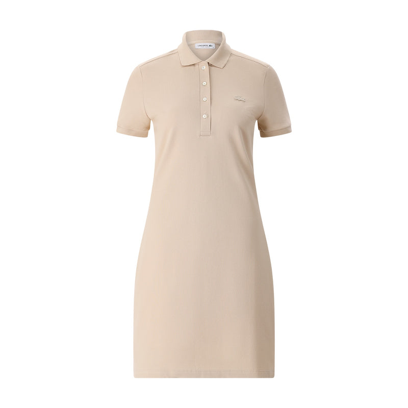 Lacoste Slim-Fit Polokleid mit Logo Damen