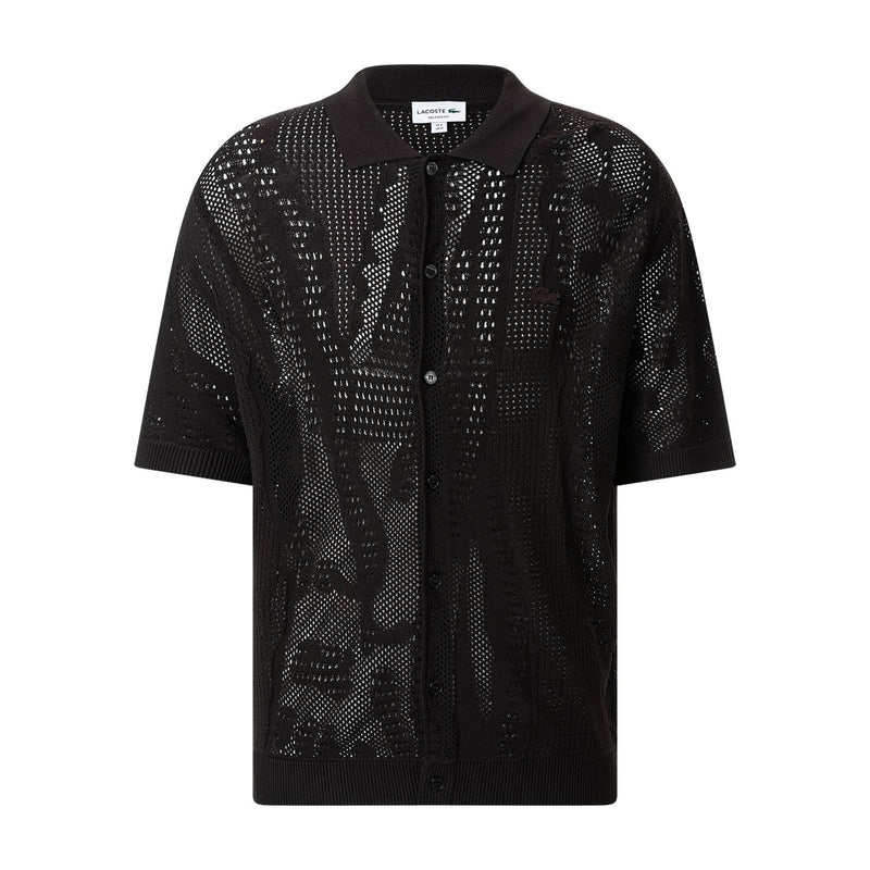 Lacoste Kurzarm-Hemd mit Logo Herren