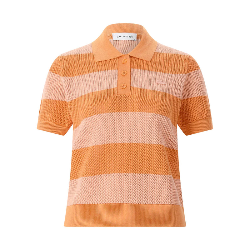 Lacoste Gestricktes Poloshirt aus Baumwolle Damen