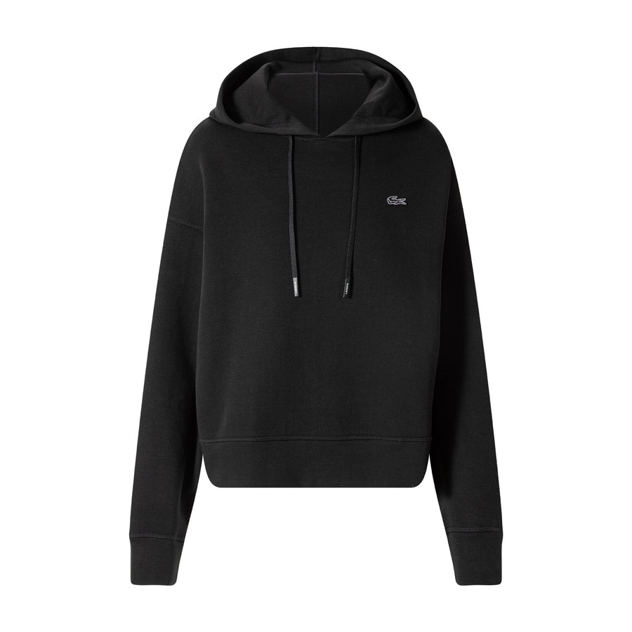 Hoodie aus Baumwoll-Mix 46 / Schwarz