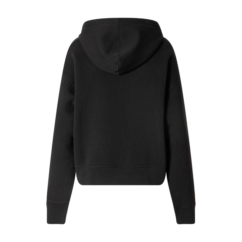 Hoodie aus Baumwoll-Mix 46 / Schwarz