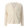 Cardigan aus Wollmix XXL / Creme