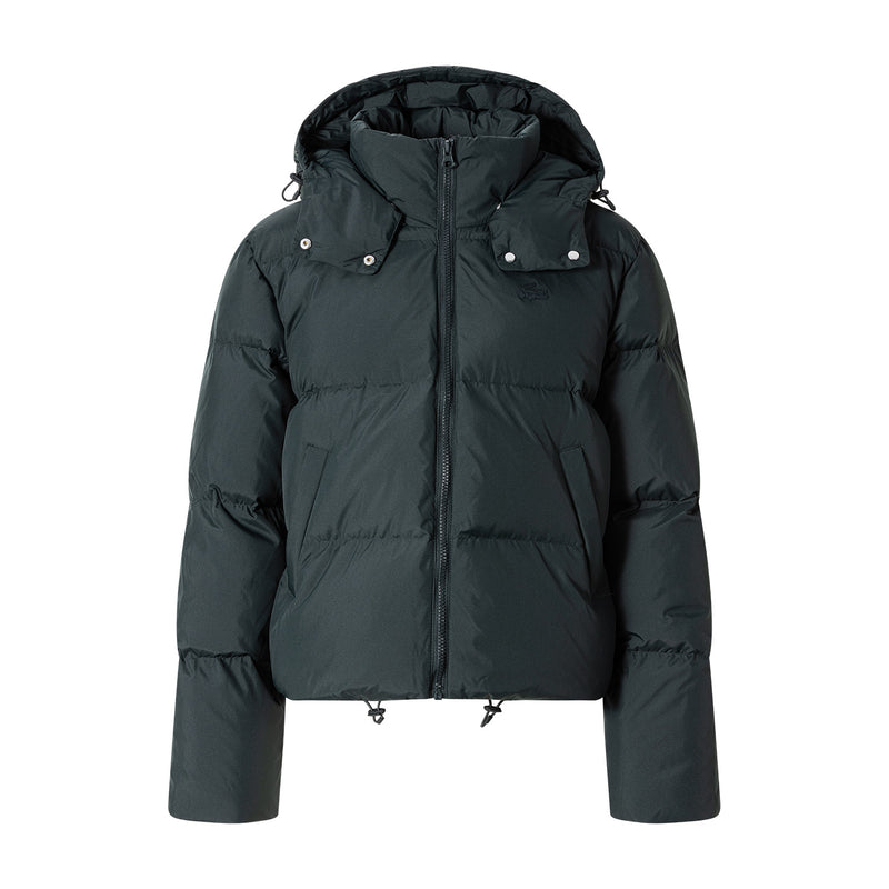 Jacke mit Daunen 44 / Graugrün