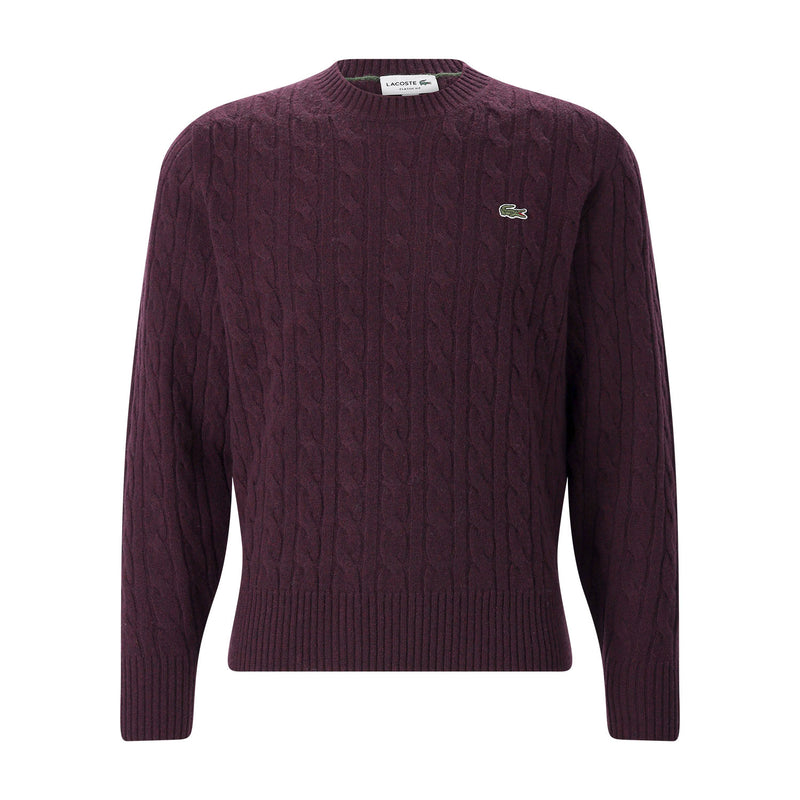 Strickpullover aus Wolle 7 / Rot