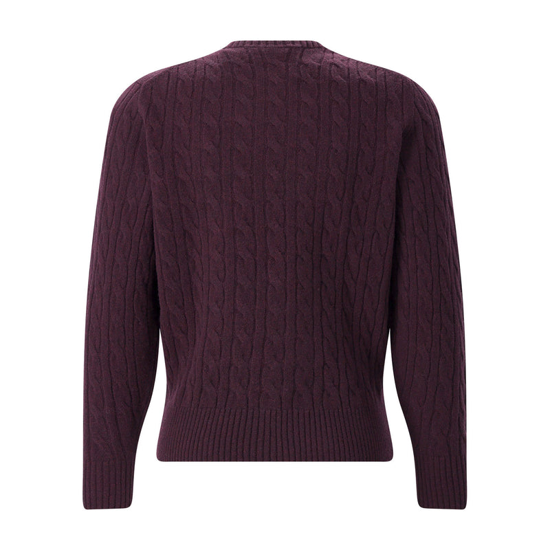 Strickpullover aus Wolle 7 / Rot